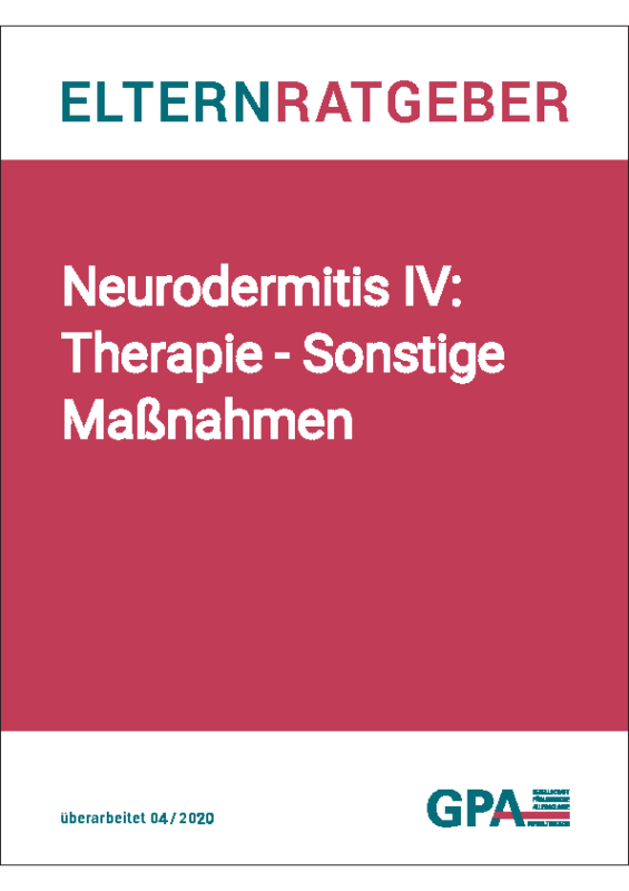 Neurodermitis IV – Sonstige Maßnahmen